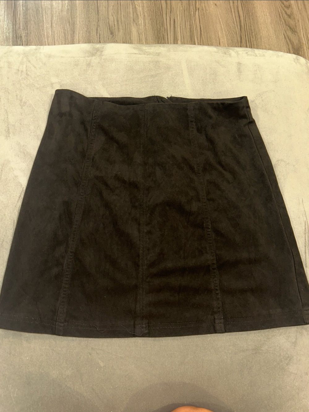 Alya Black A-Line Mini Skirt